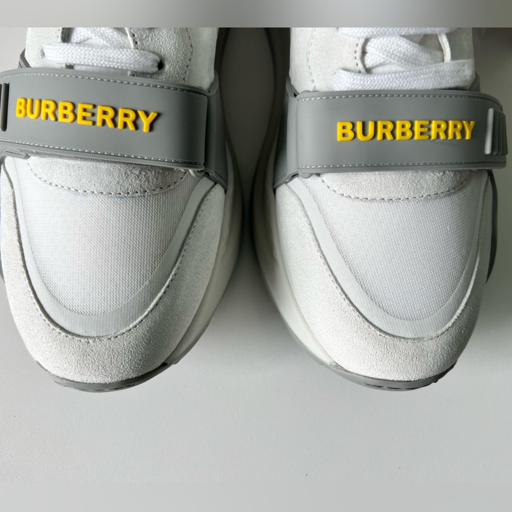 Burberry Suede, Vintage Check and Leather Man’s Sneakers - Picture 7 of 16